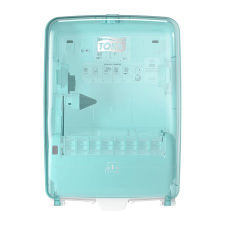 TORK Washstation Dispenser, 12.56 x 10.57 x 18.09, Aqua/White 651220